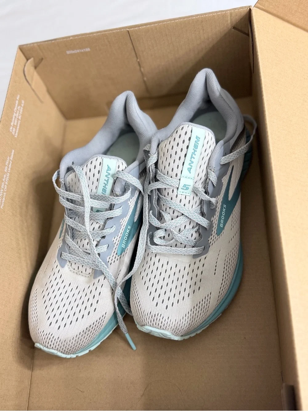 Brooks Women's Running Shoes - Gray & Aqua